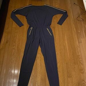 Michael Kors Black Jumpsuit with Gold Accents